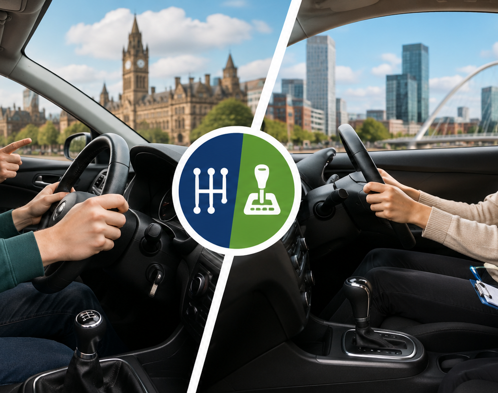 Manual vs Automatic Driving Lessons in Manchester