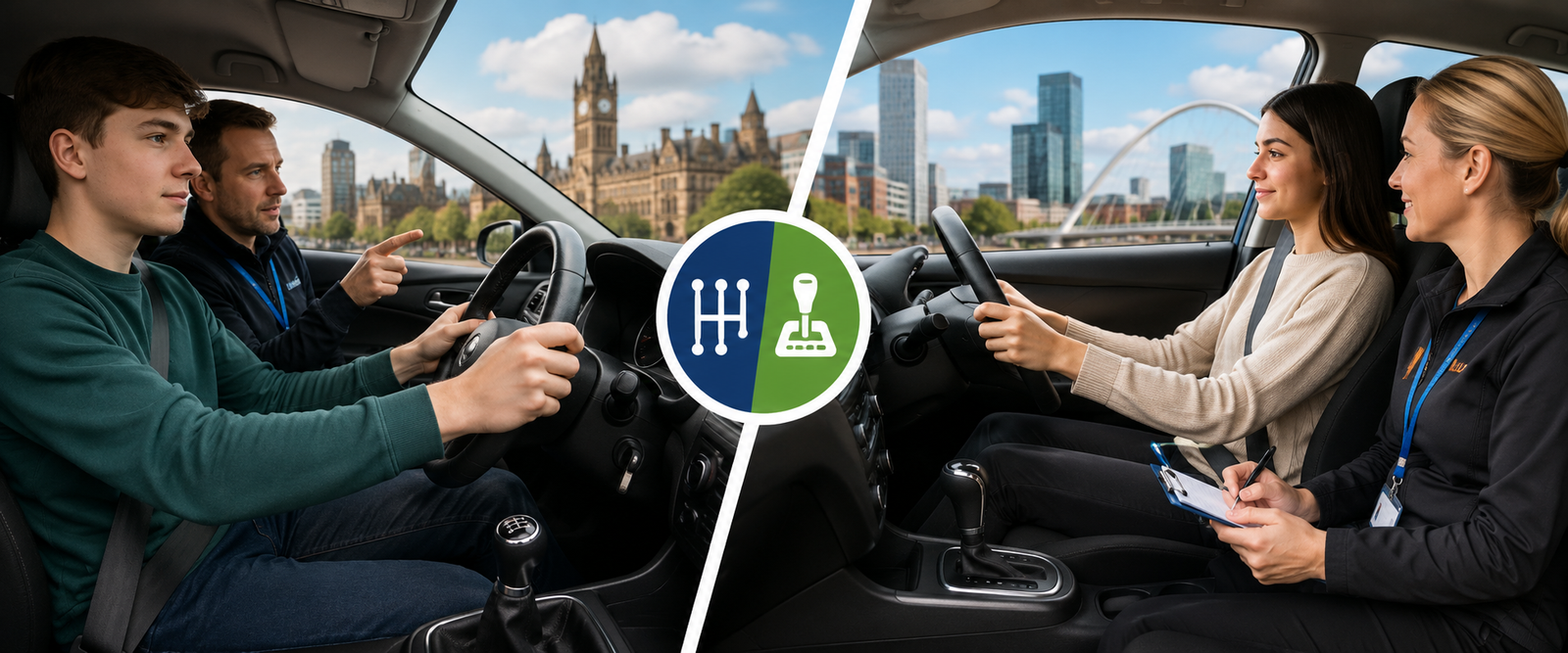 Manual vs Automatic Driving Lessons in Manchester